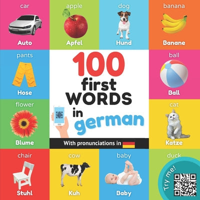 100 first words in german: Bilingual picture book for kids: english   german with pronunciations Sale