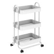 3 Tier Steel Trolley White Online Hot Sale