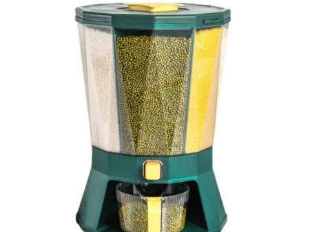 360 Degree Rotating Cereal Dispenser Countertop Supply