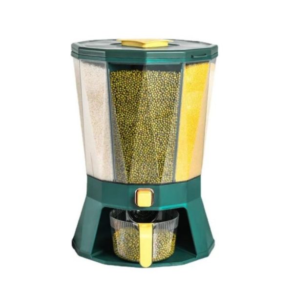 360 Degree Rotating Cereal Dispenser Countertop Supply