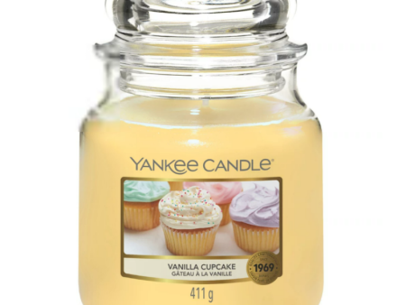 Yankee Scented Candle  Vanilla Cupcake  411gm Online now