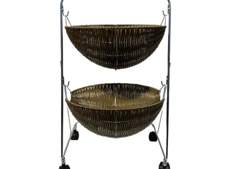 2 Tier Fruit Trolley on Sale