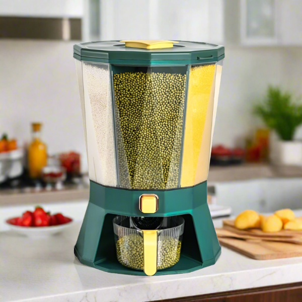 360 Degree Rotating Cereal Dispenser Countertop Supply